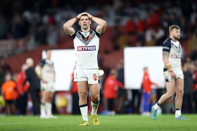 George Williams and England have exited the Rugby League World Cup (Photo by Michael Steele/Getty Images)