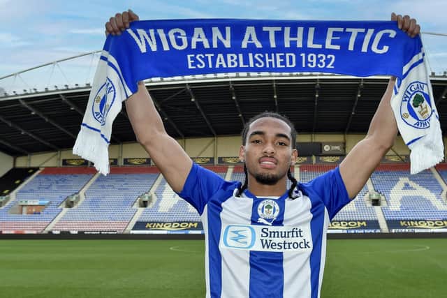 Josh Robinson has yet to kick a ball for Latics at first-team level