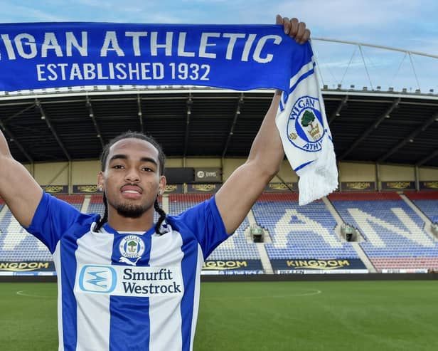 Josh Robinson has yet to kick a ball for Latics at first-team level