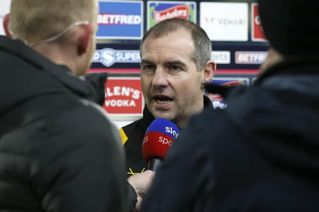 Ian Watson and Huddersfield Giants have endured a tough run of form