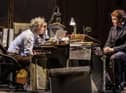 Peter Duncan (John Blondel) & Daniel Rainford (The Speaker) in When Darkness Falls