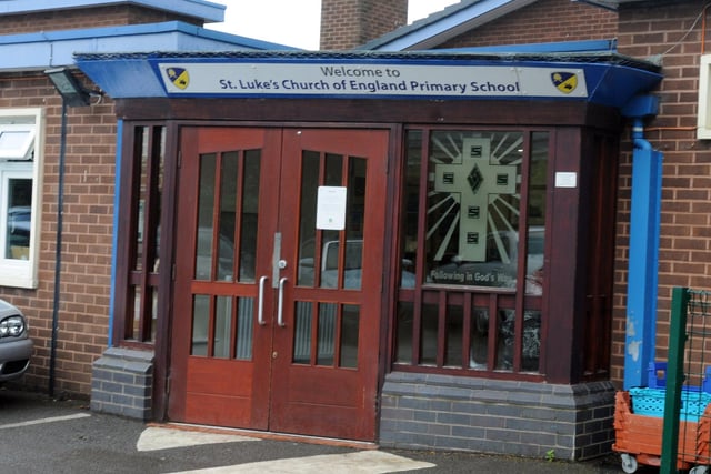 St Luke's CE Primary School in Lowton is over capacity by 3.3 per cent. The school has an extra seven pupils on its roll.