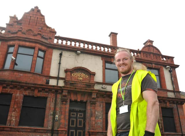 The late Coun Anthony Sykes when he organised a clear-up four years ago