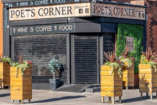 Poets Corner on Mesnes Road has a rating of 4.6 out of 5 from 92 Google reviews