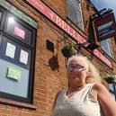 Debbie Kearns is the manager of The Barkley Tavern pub, Woodhouse Lane, Wigan (formerly the Belle Vue).  They have renovated the pub, lowering the floor and found a victorian fireplace and a mask from the 1980s, which they will display in the pub which opens on Friday.