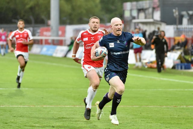 Liam Farrell went over for a hat-trick at Craven Park.