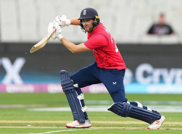 <p>FALLING SHORT: Yorkshire's Dawid Malan top-scored for England with 35 in their five-run defeat against Ireland in their T20 World Cup Super 12 match in Melbourne Picture: Scott Barbour/PA</p>
