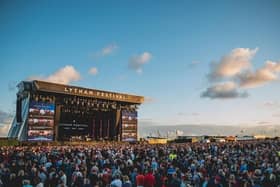 The crowds at a past Lytham Festival enjoying the music