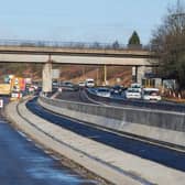 Smart motorway work has been carried out on the M6 between Orrell and Warrington for years now