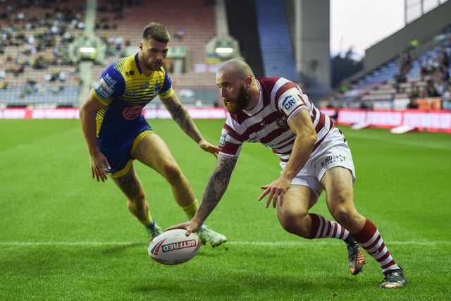 Jake Bibby went over for Wigan four minutes after the break.
