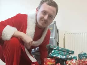 Jordan had raised funds earlier this year to go towards gifts for the less fortunate