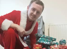 Jordan had raised funds earlier this year to go towards gifts for the less fortunate
