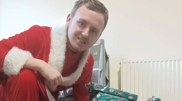 Jordan had raised funds earlier this year to go towards gifts for the less fortunate