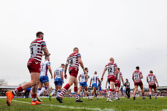 Wigan Warriors take on Wakefield at Belle Vue on Sunday