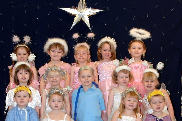 Nursery children at St Jude's Nursery, in Tyrer Avenue, Worsley Mesnes, star in Whoops a Daisy Angel - 2006