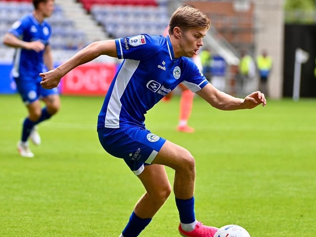 Latics clearly managing his minutes after a recent knock, game had long gone by the time he appeared
