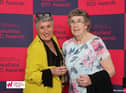 Karen and her mum at an event in Wakefield
