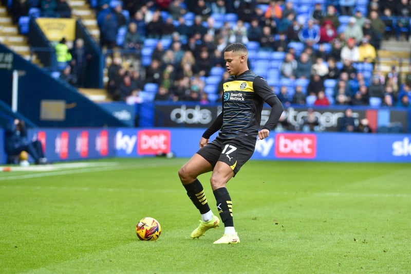 Another lung-busting effort down the right-hand side, getting forward to supporting his winger at every opportunity