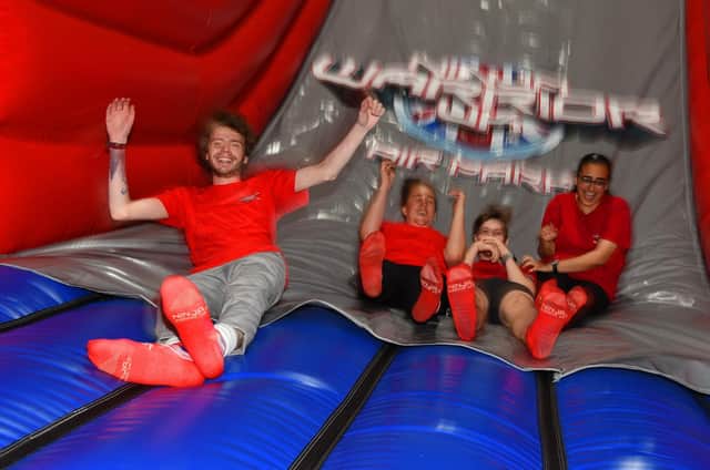 Ninja Warrior Wigan relaunch with a new Air Park.
