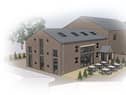 An artist's impression of the finished venue, courtesy of MSA Architects