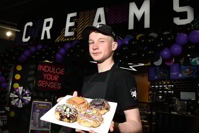 Leo Banks with some of the sweet treats for sale