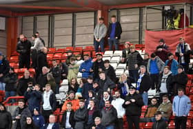 These Latics fans at Bristol City went home happy with a point