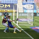 Callum Lang in action against Burnley
