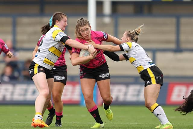 Vicky Molyneux was in action for Wigan at Headingley