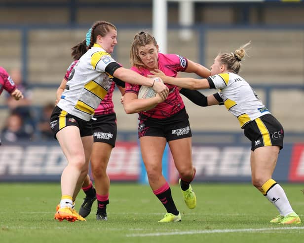 Vicky Molyneux was in action for Wigan at Headingley