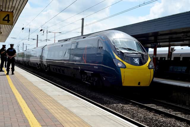 An Avanti West Coast train at Wigan North Western