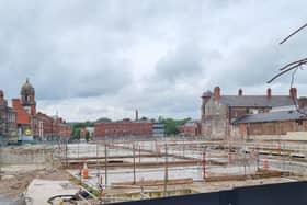 No sign of any building on the site of the new Wigan market
