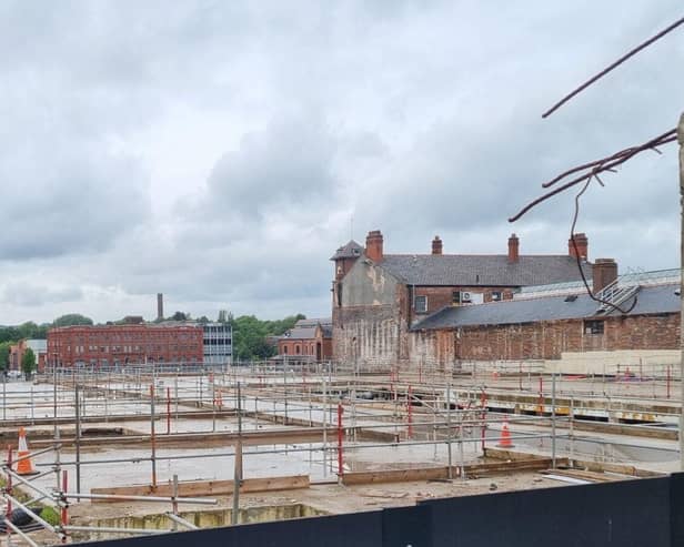 No sign of any building on the site of the new Wigan market