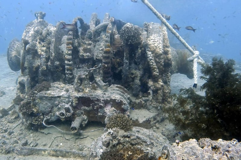 The SS Thistlegorm wreck. Picture taken by Tessa De Wegher