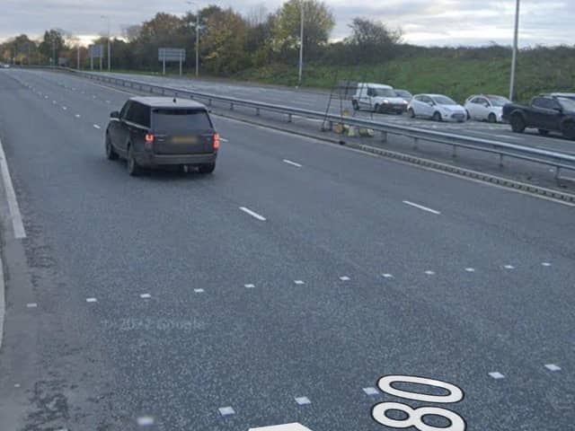 The eastbound carriage way has been closed since 3.30am