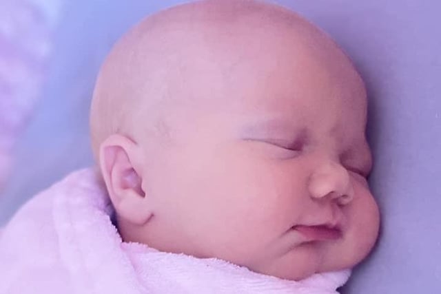 Baby Bonnie Rai King, born 31st October 2023.