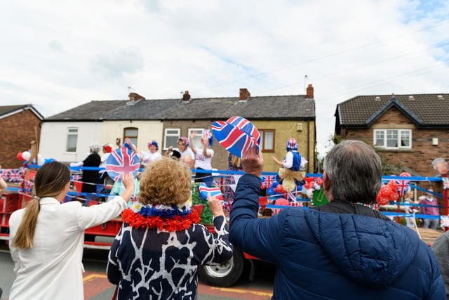 Pageant parade through the streets of Standish, Wigan. 
Photo: Kelvin Stuttard