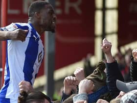 Skipper Tendayi Darikwa enjoys Latics' third goal