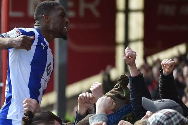 Skipper Tendayi Darikwa enjoys Latics' third goal