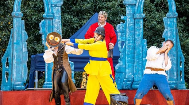 Pirates Of Penzance production by Illyria at Lytham Hall outdoor theatre