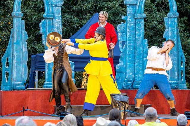 Pirates Of Penzance production by Illyria at Lytham Hall outdoor theatre