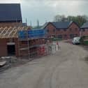 New homes being built on land off Bradley Lane, Standish, where the original Wigan Heinz factory once stood