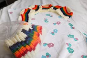 Handmade Rainbow Hats