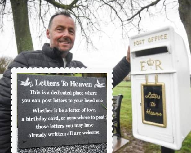 Letters To Heaven memorial postbox