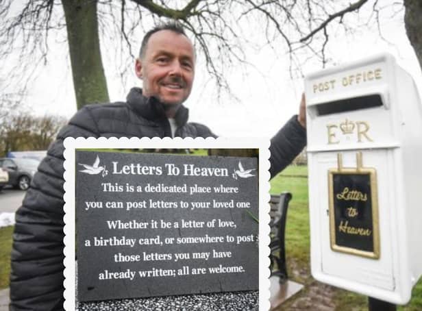 Letters To Heaven memorial postbox
