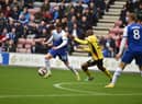 Nathan Broadhead was again Latics' main attacking threat against Watford
