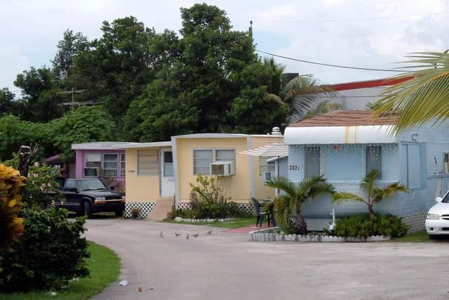 Trailer parks are very common in America