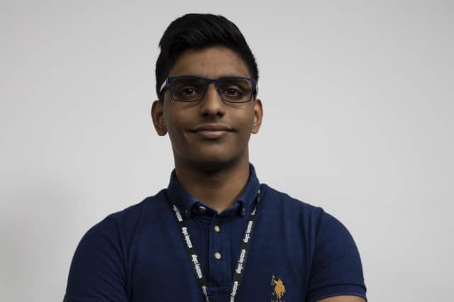 Winstanley College student Shawn Sjibu