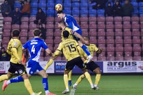 Jon Mellish - making his full Latics debut - was one of six changes for the midweek visit of Burton
