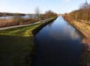 Wigan - Leeds Liverpool canal, near Wigan Flashes, Poolstock, Hawkley Hall.