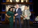 Gordon Ramsay (centre) with fellow Next Level Chef judges Nyesha Arrington (left) and Pail Ainsworth